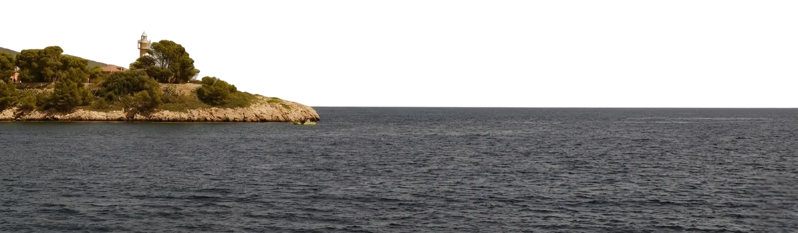A small island off the Mallorca coast